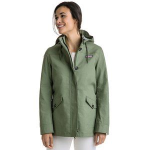 Vineyard Vines Green Spring Anorak Rain Coat